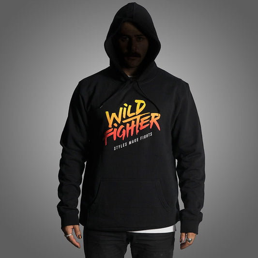 Wildfighter Black Hoodie (Colour Logo)